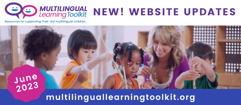 EarlyEdgeCA's tweet photo. .@EarlyEdgeCA & partners are excited to share NEW updates to the #MLToolkit! π https://t.co/n7wNPuuxE8
Updates include 17 new videos from @WestEd & @CADeptEd on the assessment of #DLLs, culturally & linguistically responsive communication, family partnerships, & more! https://t.co/teyvj4hpZW