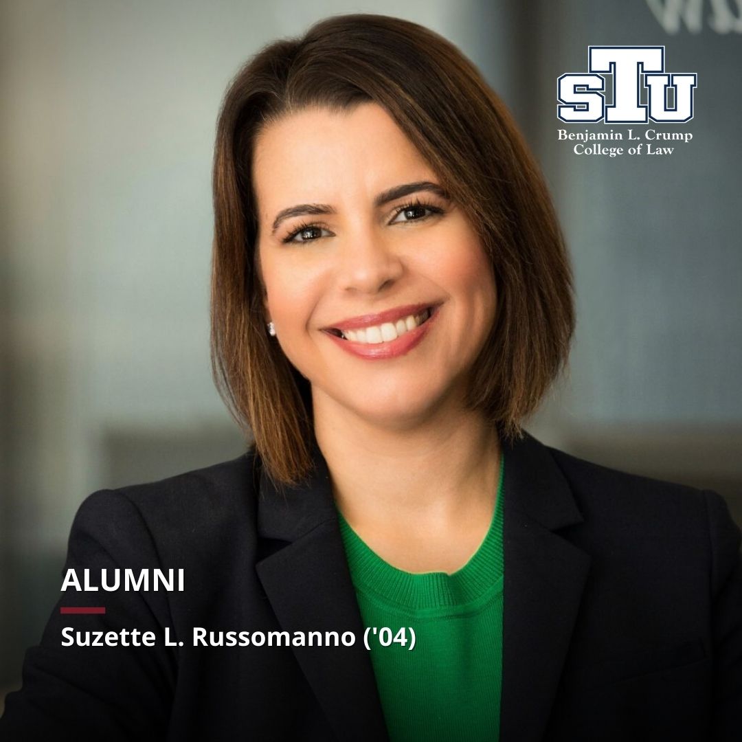 Congratulations to STU Law alumna Suzette L. Russomanno ('04) for being elected as the first Cuban-American female President of the Miami-Dade Bar. Suzette L. Russomanno is a partner at Hamilton, Miller & Birthisel, LLP in Miami, FL. 

#STUMiami #STULaw #STUAlumni