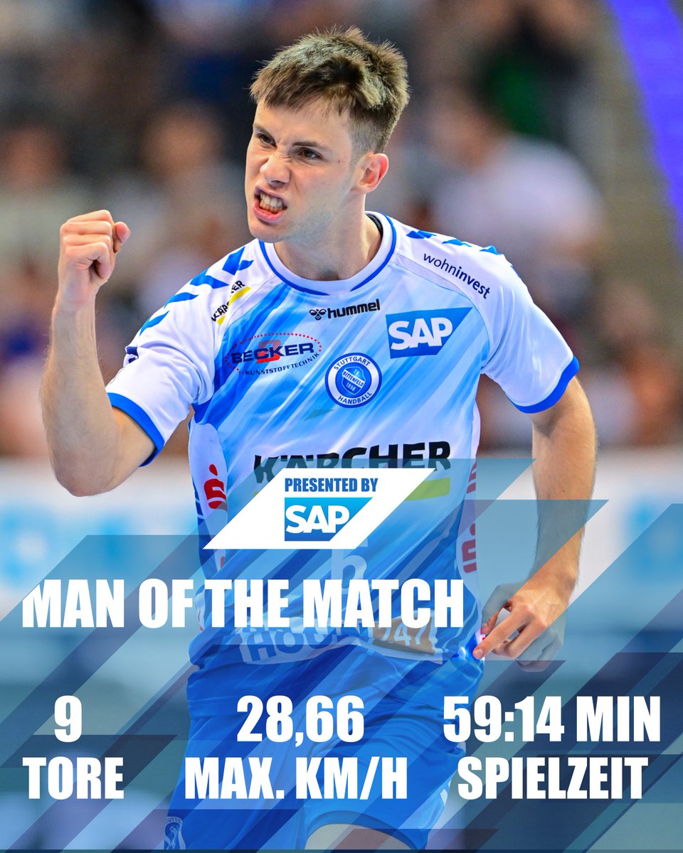 🗳️ Ihr habt gewählt: Man of the Match der gestrigen Partie ist Daniel Fernández.

Unserer Meinung nach völlig verdient! 🔥 Mit neun Toren hat er einen wesentlichen Beitrag zum Heimsieg gegen <a href="/vfl_gummersbach/">VfL Gummersbach</a> geleistet! Vamos Dani 💪🏼

#gostuttgart #tvbstuttgart #manofthematch