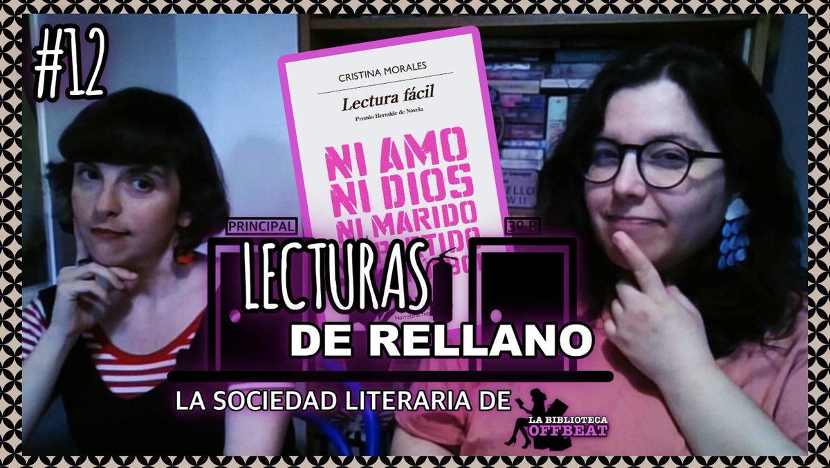 🧵 HILO DE ÚLTIMOS VÍDEOS DEL CANAL 💻

El domingo pasado, Irene y Cris estuvieron en directo en su Sociedad Literaria mensual, #LecturasdeRellano, comentando #LecturaFácil de Cristina Morales:

▶️ youtube.com/live/UJpA7DR6l…