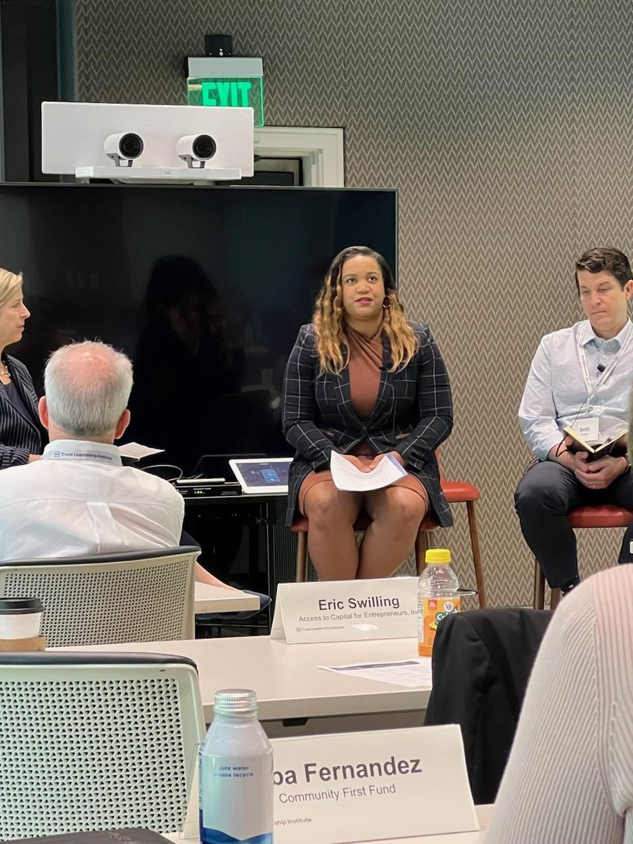 On Friday, Community Affairs Officer and Vice President of Community Development, Carrie Cook spoke at the Truist Leadership Institute in Greensboro, NC during their inaugural CDFI Convening “An Interactive Discussion on Leadership” #CDFI #myRichmondFed