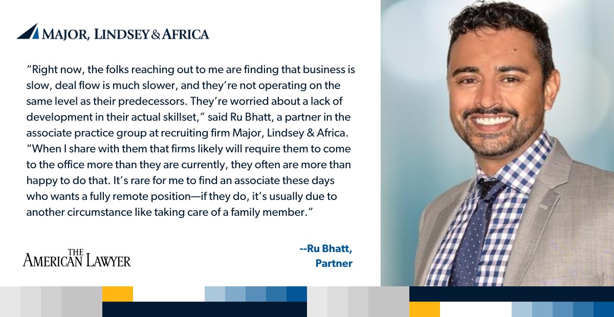 Although some associates may not be worried about how their lack of attendance is perceived, @RuBhatt tells @AmericanLawyer an increasing number seem willing to do whatever it takes to get billable hours however they can and keep their jobs.

bit.ly/3WCJrw5