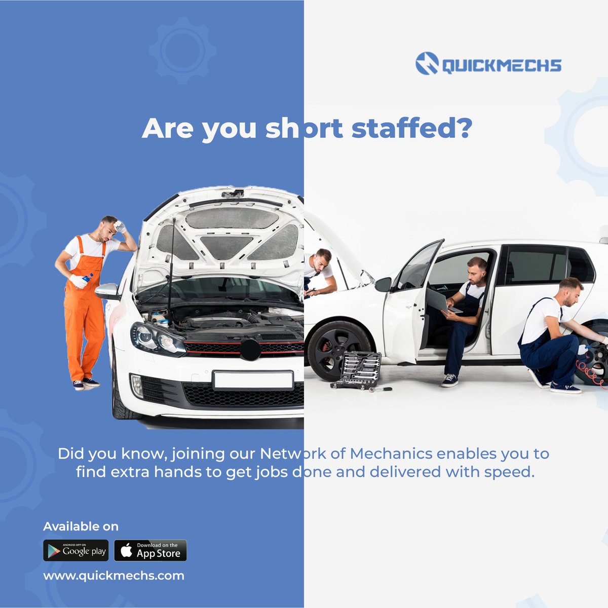 Sign up on Quickmechs today and gain access to Mechanics, bodywork specialists, Car AC specialists General repair professionals, etc suited for every of your vehicle needs.
#QuickMechs #RVmechanics #mobilemechanics #QuickMechs #autorepair #MondayMotivation #NBAFinals