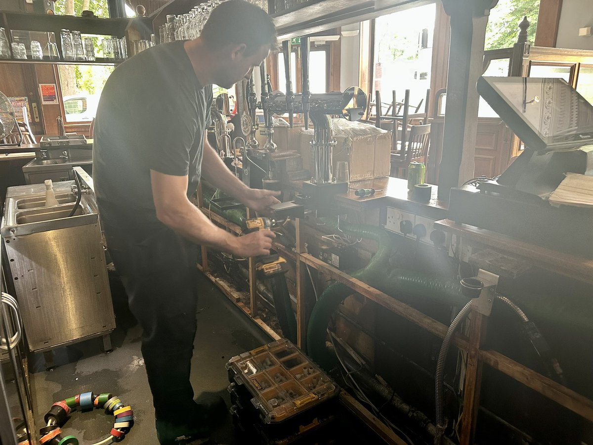 TheRegentSE24's tweet photo. We will be closed today for a complete cellar refit.
We are excited to update to a state of the art Smart Dispense system that will serve perfectly poured, deliciously cold draught pints, each and every time.
We’re back open tomorrow afternoon, as normal. #perfectpints https://t.co/rhNZQde0vI