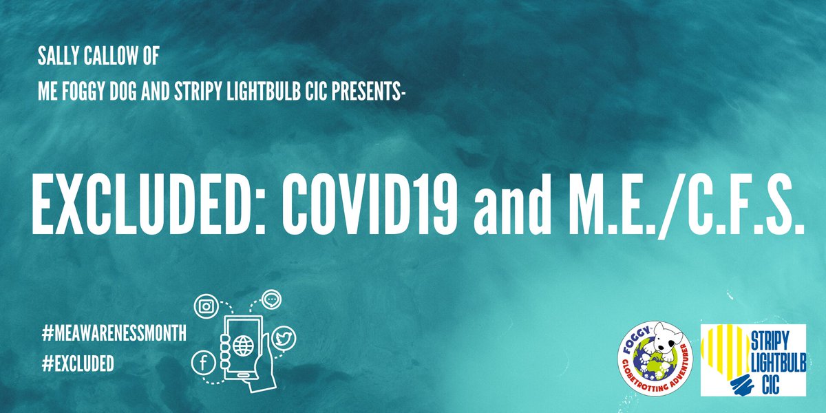 MEFoggyDog's tweet image. Excluded: COVID19 and #MECFS 

Watch the talk! - youtu.be/FkmNgrTPQs0

Donate here - justgiving.com/page/mefoggydo…

Use - #Excluded 
#PwME #MEAwarenessMonth (in June!)