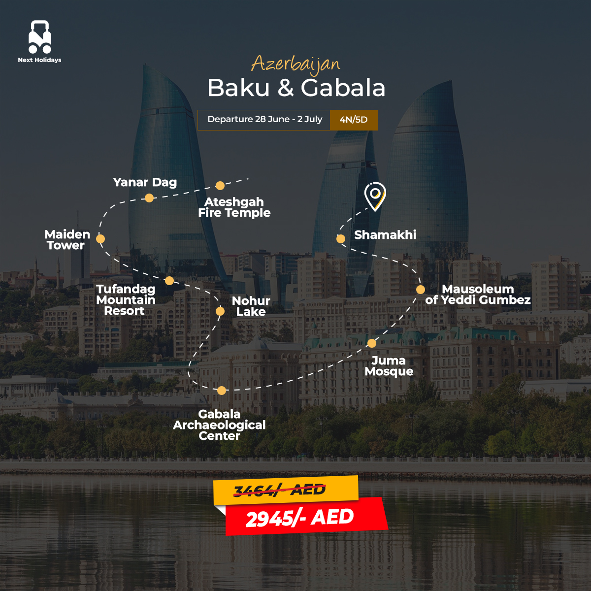 NextHolidaysuae's tweet photo. 🌙Unveiling Unmissable Eid al-Adah Packages with Fixed Departures from 27th June! 🗓️✈️
Experience the joy of travel and save big with our limited-time offer of 15% off using code EID15😍
#EidTravel #eidpackage #EidAlAdah2023 #EidTravelDeals #MustVisitDestinations https://t.co/5YpO3V7af8