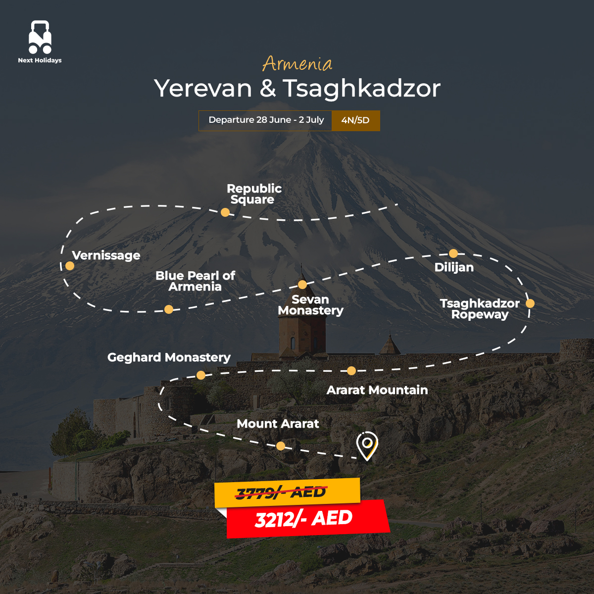 NextHolidaysuae's tweet photo. 🌙Unveiling Unmissable Eid al-Adah Packages with Fixed Departures from 27th June! 🗓️✈️
Experience the joy of travel and save big with our limited-time offer of 15% off using code EID15😍
#EidTravel #eidpackage #EidAlAdah2023 #EidTravelDeals #MustVisitDestinations https://t.co/5YpO3V7af8