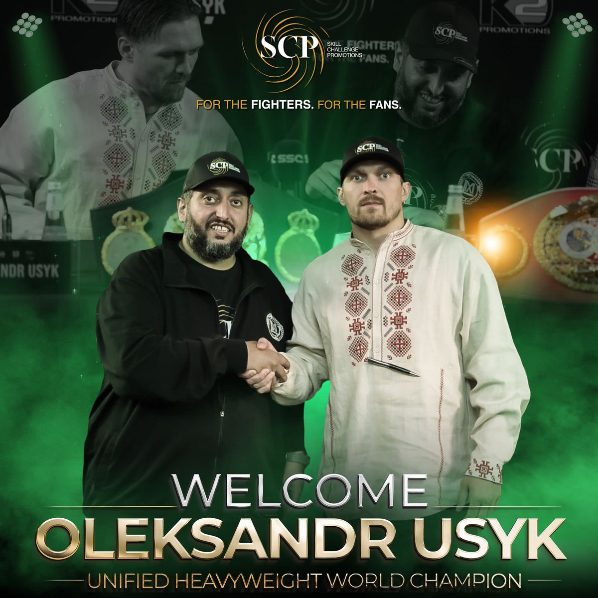 Welcome to the family @usykaa ⚔️ #ForTheFIGHTERS #ForTheFANS #SCP 🇸🇦🇺🇦