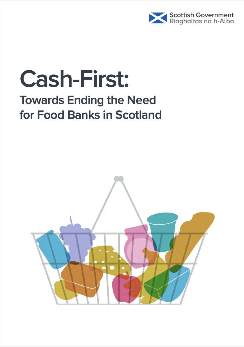 You can read the new @scotgov plan Towards Ending the Need for Food Banks at gov.scot/publications/c… and news of the publication at gov.scot/news/tackling-… #CashFirst