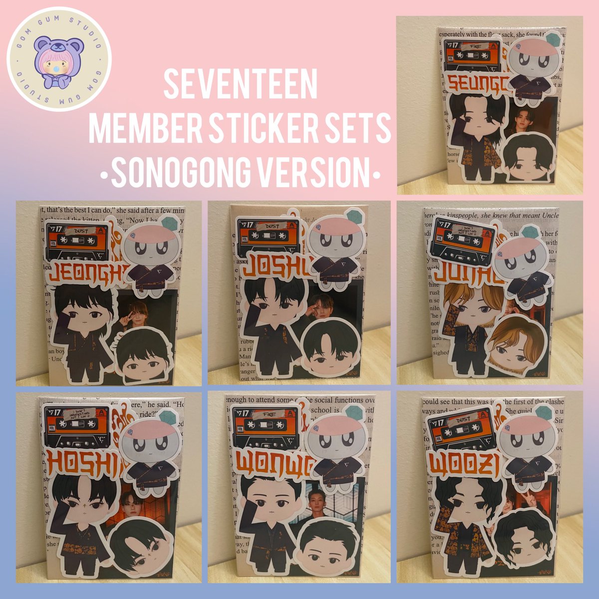 gomgumstudio's tweet photo. WTS LFB

SVT MEMBER STICKER SETS - SONOGONG
7 stickers each pack

💵₱90/pack+LSF
⏰️DOP: PAYO
🤲🏻On Hand, ready to ship 
📦MOD: J&amp;T &amp; Flash
🛍SCO: https://t.co/gZpfkjEgyc

🏷seventeen carat scoups jeonghan joshua jun hoshi wonwoo woozi the8 mingyu dk seungkwan vernon dino https://t.co/NXuyHDqEzx