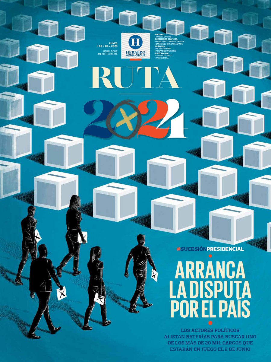 heraldodemexico's tweet photo. #Ruta2024 | #LANZAMIENTO | Sucesión presidencial: Arranca la disputa por el país 

Los actores políticos alistan baterías para buscar uno de los más de 20 mil cargos que estarán en juego el 2 de junio 👉 https://t.co/rlWSLuhO6l https://t.co/Gihc9KRSLV