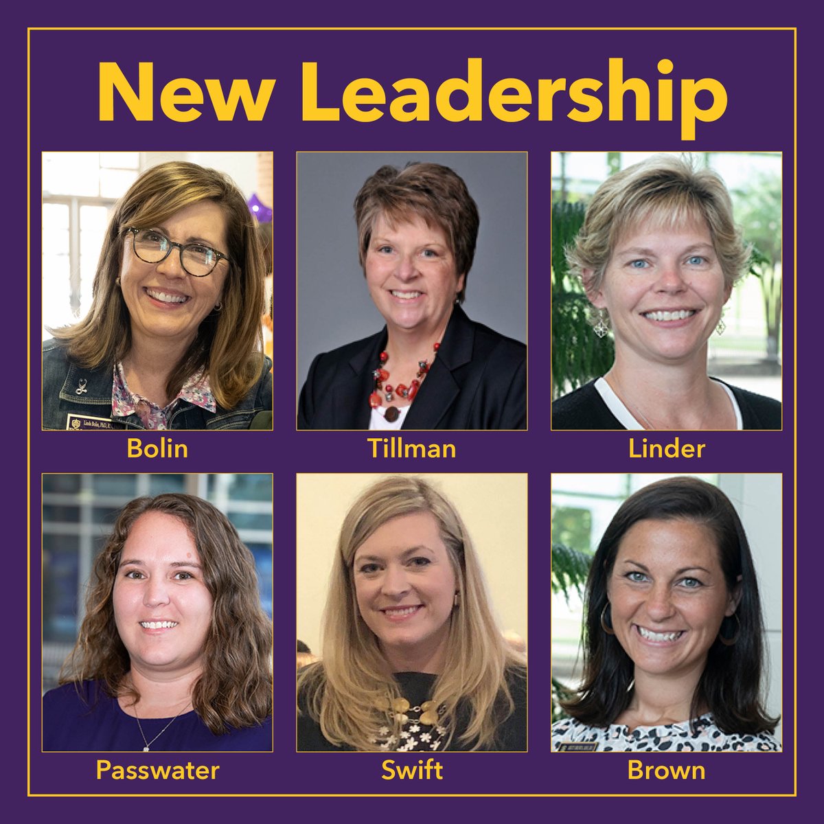 Change is the constant that keeps College of Nursing at the forefront of nursing education.

The following faculty members were selected to leadership roles within the College and assumed their roles starting June 1.