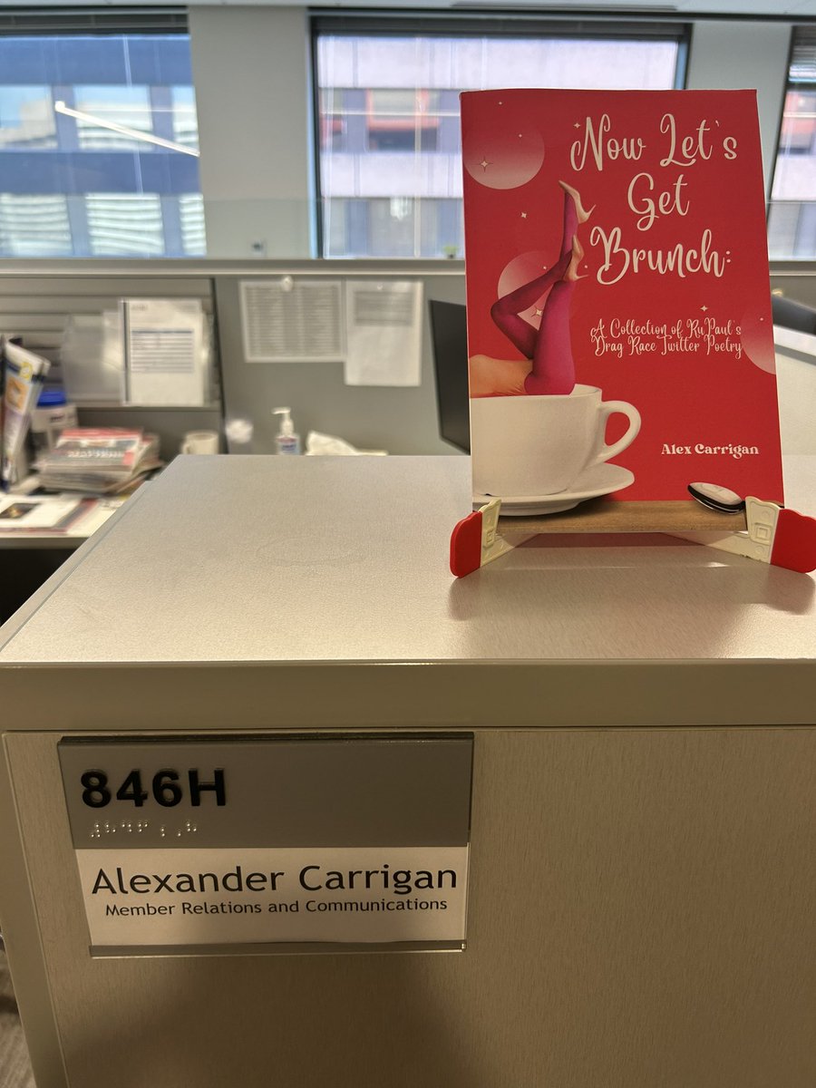 carriganak's tweet photo. My new book is sitting comfortably at my work desk before it will be added to the office lending library. https://t.co/dhiSh5UkQr