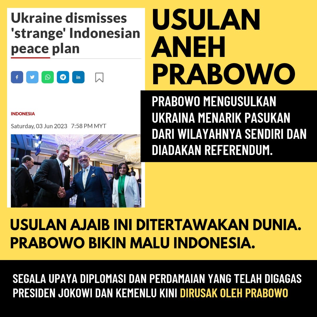 Kok bisa sih usulan seaneh ini disampaikan di forum internasional?!! Bikin malu negara kita aja!