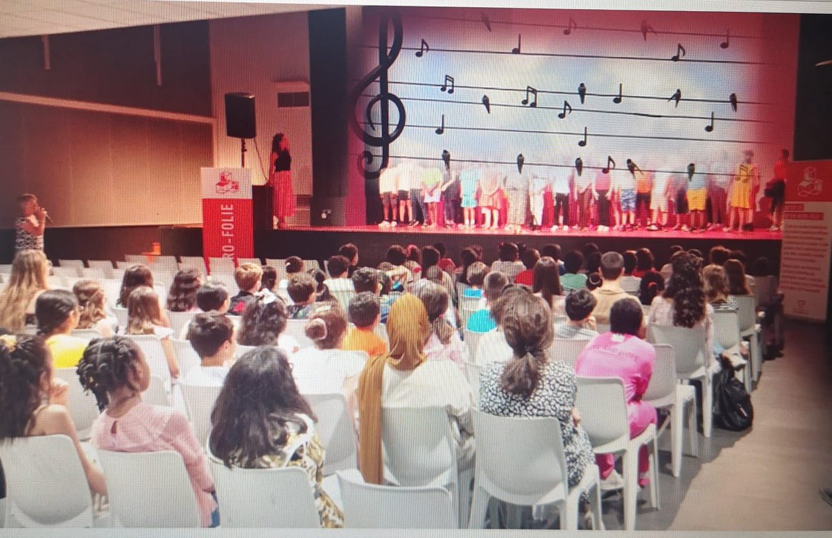 HG5TlseNord's tweet photo. Ça chante sur Toulouse nord,#HG5 !
33 classes, 800 élèves sur deux sessions. La chorale de HG5: un très beau projet de circonscription pour cette fin d'année scolaire. Bravo à tous les élèves et aux enseignants ! Merci à Sabine Morié, cpd musique! @DSDEN31 @actoulouse https://t.co/My94iToy12