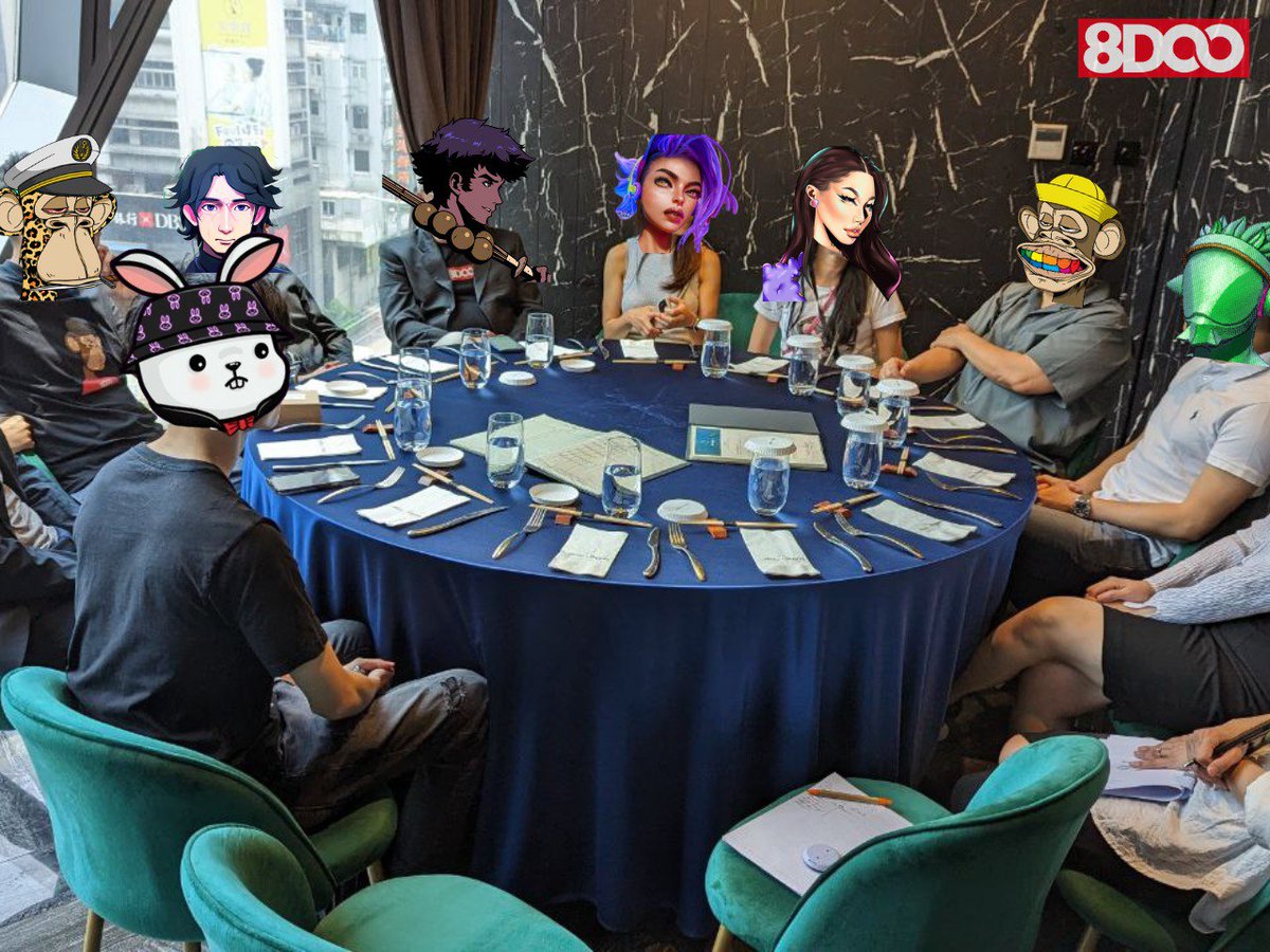 Thank you all for coming to our IRL event - 8Chat lunch &amp; networking. Thank you <a href="/dao_legal/">DAOLawyer</a> for sharing the insights about DAO legal. 
Each 8DAO member has got different talents - it's great to learn from each other. 
Keep building with the community no matter it's bear or bull.