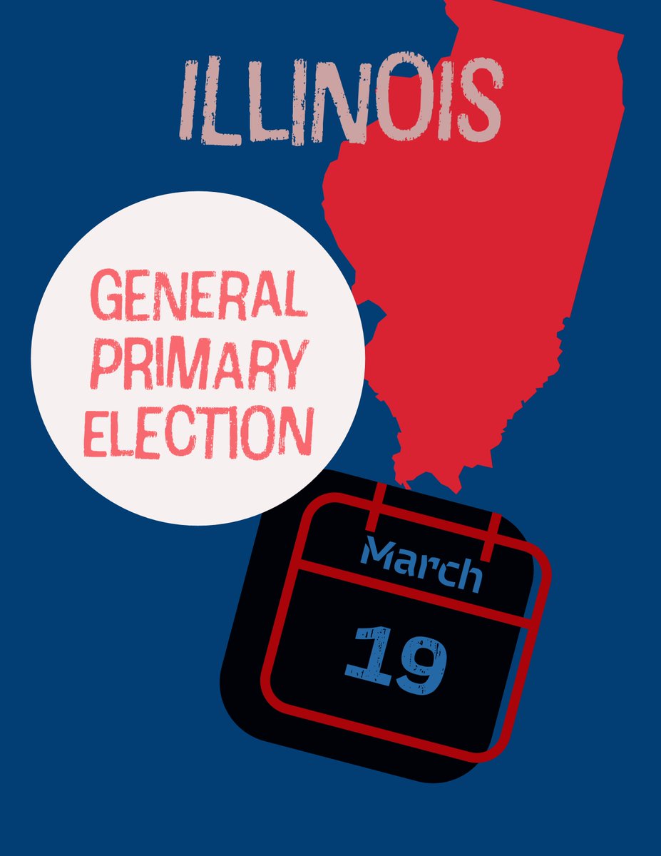Wondering when the next election in Illinois is? The next election will be the 2024 General Primary on March 19, 2024. You can prepare by checking your registration here: ova.elections.il.gov/RegistrationLo…