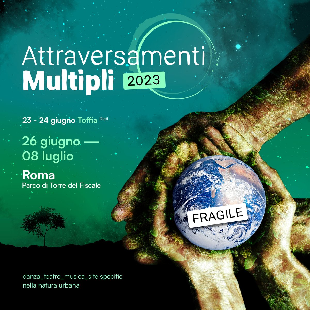 dal 23 giugno riparte il viaggio del #festival  𝗔𝘁𝘁𝗿𝗮𝘃𝗲𝗿𝘀𝗮𝗺𝗲𝗻𝘁𝗶 𝗠𝘂𝗹𝘁𝗶𝗽𝗹𝗶 tra gli orizzonti mobili delle performig arts  📷 𝗙𝗥𝗔𝗚𝗜𝗟𝗘 è la parola che accompagna  #attraversamentimultipli
attraversamentimultipli.it