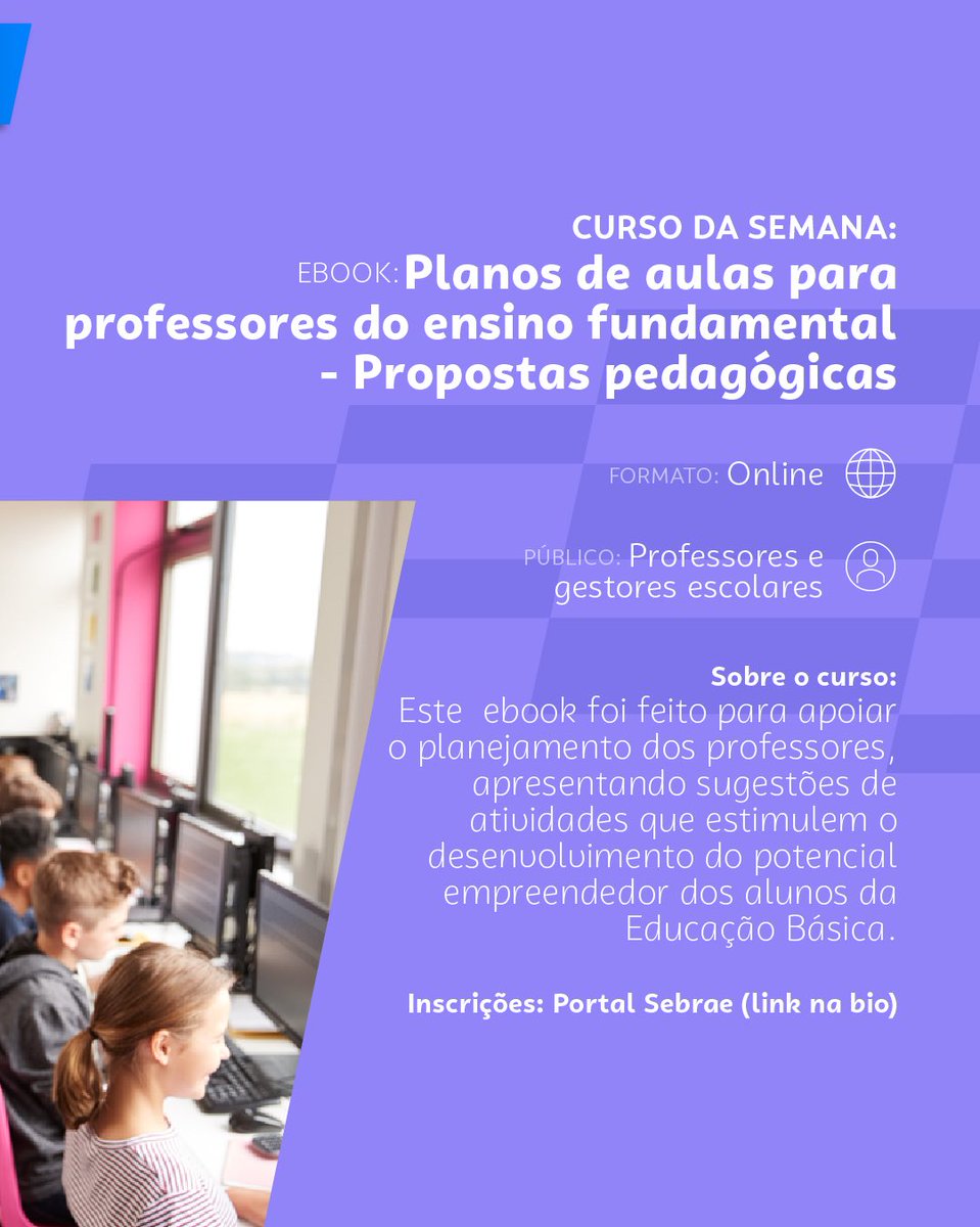 sebrae_ma's tweet image. 📈💼Ei, educador! 

🔍🧐Tá procurando cursos para aperfeiçoar seus conhecimentos?

🏃🏻‍♀️Então confira nossa dica de hoje no quadro #SegundoudaEducação! 

Link sebrae.com.br/sites/PortalSe… e comece já!

#SebraeMA  #SegundoudaEducação