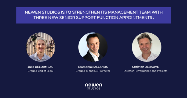 studiotf1's tweet photo. 🚨 Newen Studios strenghtens its management team with three appointments !

To learn more : https://t.co/TUJVa8XAae https://t.co/JAeo1rRHeA