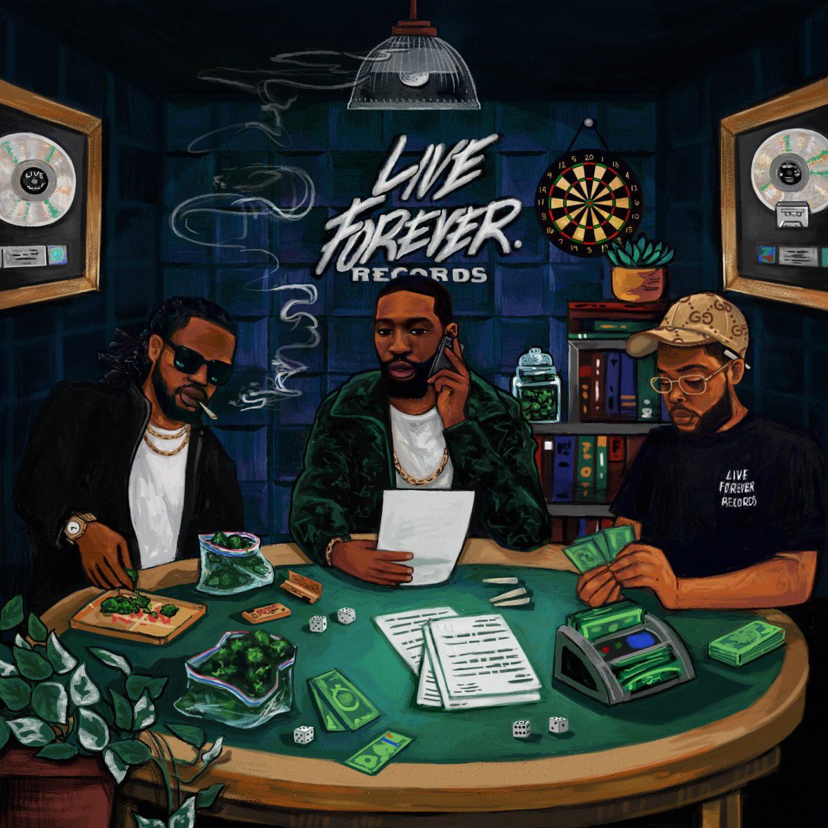 DJKIMBLEE's tweet photo. The Forever Tape just dropped on all platforms 💿 

@PremoRice 
@AyeFuckinJae 
@KingJoeLF 
@1LiveForever 
@NoRequest 

go run my dawgs the fuck up! whole lotta ism on this joint 🔥 https://t.co/mQmnTsktT3