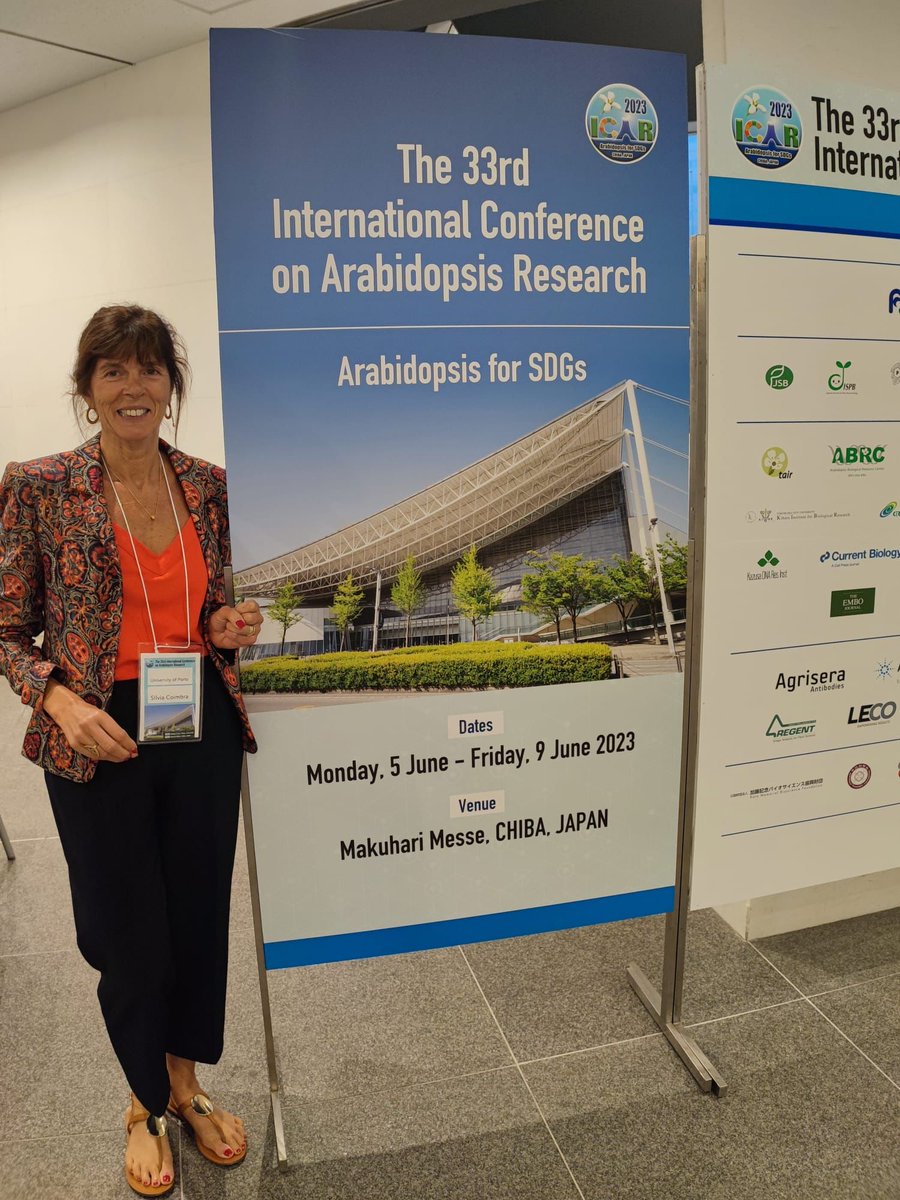 Our PI @scoimbra_silvia is at the ICAR'23 right now in Chiba, Japan 🇯🇵
Visit the poster with work from our group entitled 'Type II arabinogalactans play important roles in pollen-pistil interactions' (PO-516) 😊🌱
#ICAR2023 #plantscience
