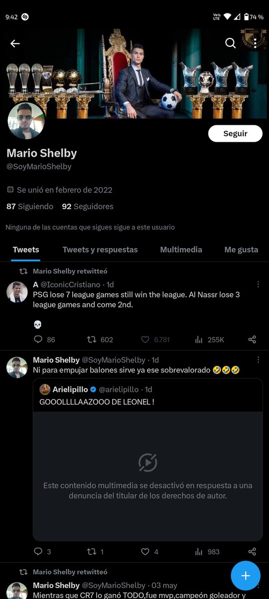 BrunoRamirez97's tweet photo. @SoyMarioShelby @InvictosSomos Con sólamente las camisetas q se vendieron desde el anuncio hasta la llegada de Messi al PSG ya habían cubierto lo q pagaron por el
Ni hablar de lo que influyó e influye en las redes sociales del PSG,como nunca nadie lo hizo

Se explica tu opinión viendo tu perfil jajsjaj https://t.co/KFEIT6hoGs