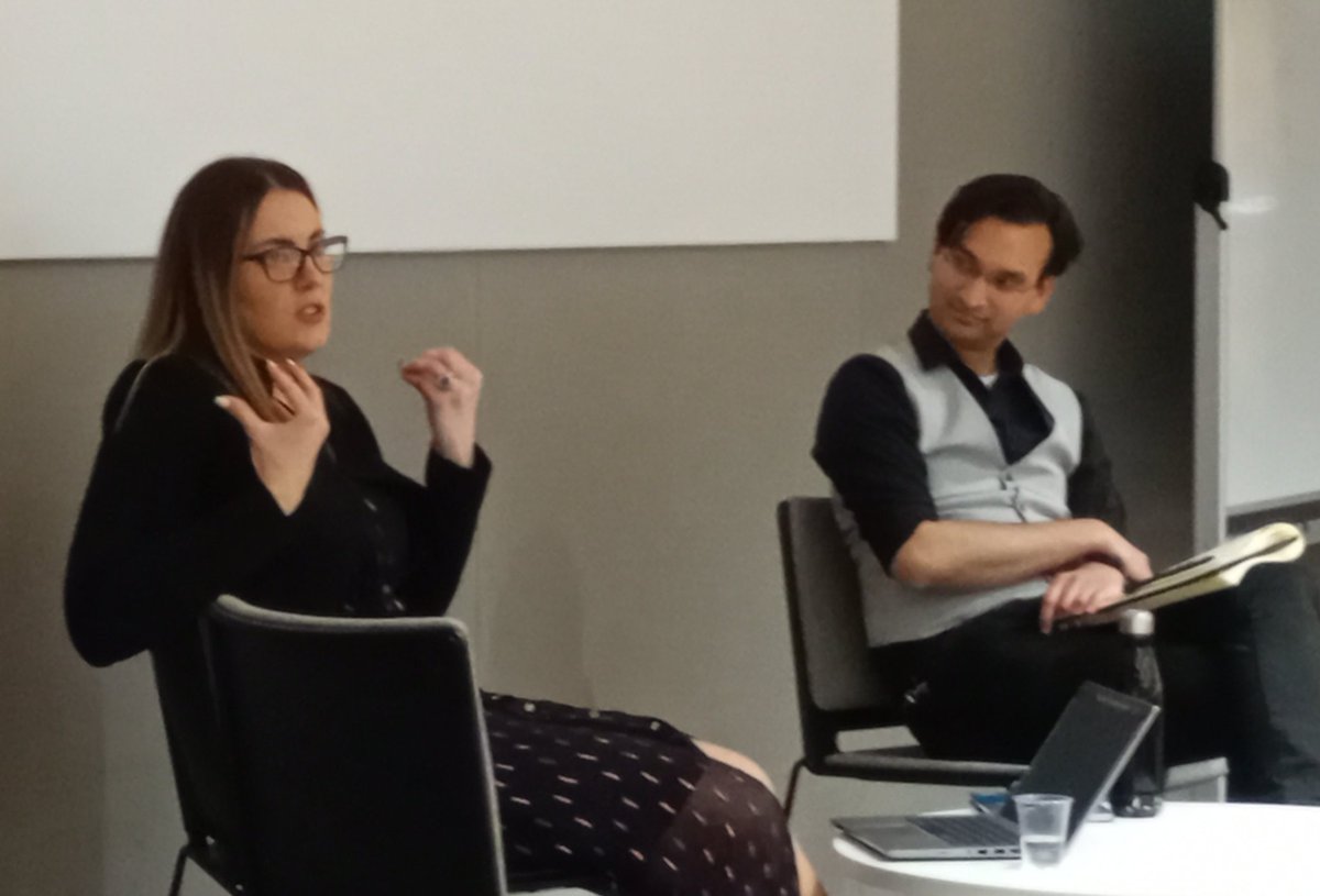 Fascinating panel on ethnography and sustainability: <a href="/SharpSister/">Flic Heathcote-Márcz</a> and <a href="/sideeqmohammed_/">Sideeq Mohammed</a> on shopping centers, motorways and "the social value matrix". <a href="/NARTINetwork/">NARTI</a> <a href="/UoY_SBS/">School for Business and Society 🏫</a> @UoYSBS_Research