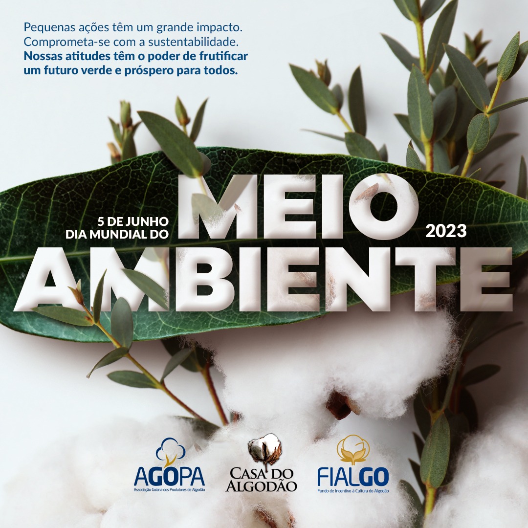 agopaalgodao's tweet photo. O Dia Mundial do Meio Ambiente nos lembra que somos parte de um sistema interconectado. Cuidar do planeta é cuidar de nós mesmos e das gerações futuras.
#diadomeioambiente #meioambiente #sustentabilidade #responsabilidade #brasil #goias #agopa https://t.co/15E5S8ePqn
