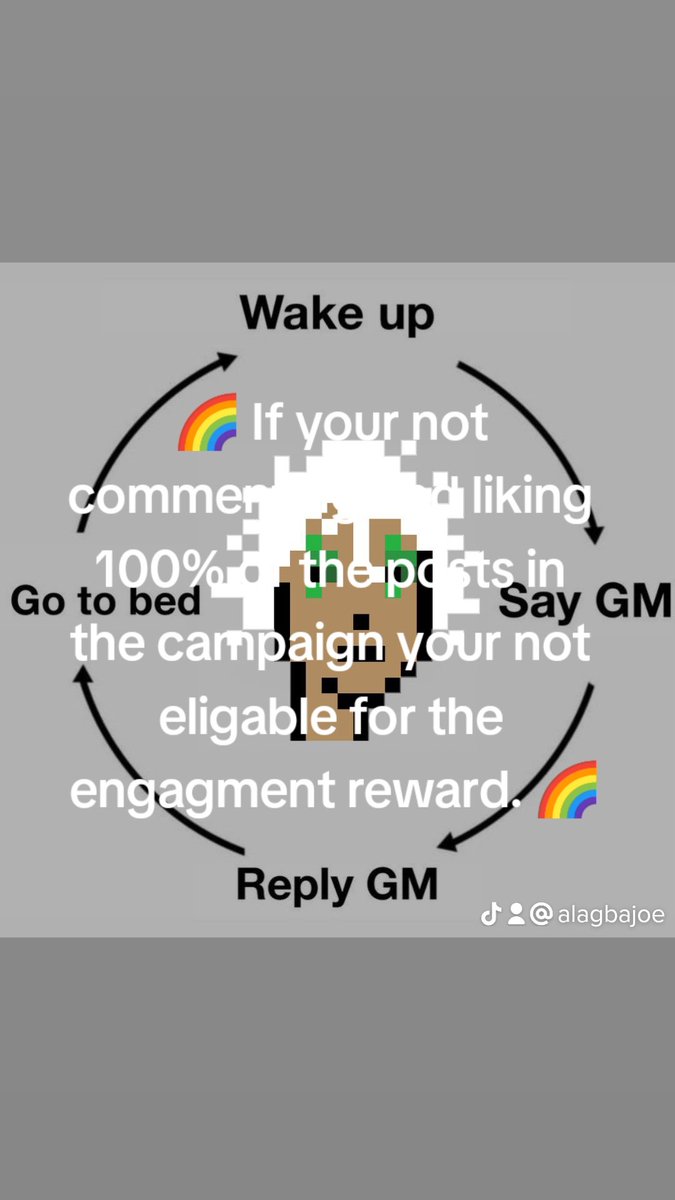 🌈 If your not commenting and liking 100% of the posts in the campaign your not eligable for the engagment reward. #RFD #earnonline #conspiracytheory #Thegreatrefund @1goonrich @0xigami @aapki_monika1 @AbbyTay20 @Aheakpld24 @GiveAwayHost @Z_Humphries