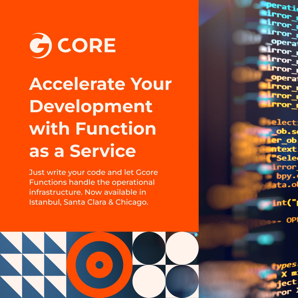 gcore_official's tweet image. ⏱️Time is money. Save yours with Gcore Cloud&apos;s FaaS. Our ready-to-go environment lets you run &amp;amp; update code easily. Need 24/7 technical support? We&apos;ve got your back. Activate FaaS today!🔥

More info: gcore.cc/3CdcdtO 

#faas #cloudcomputing #cloudcomputingservices