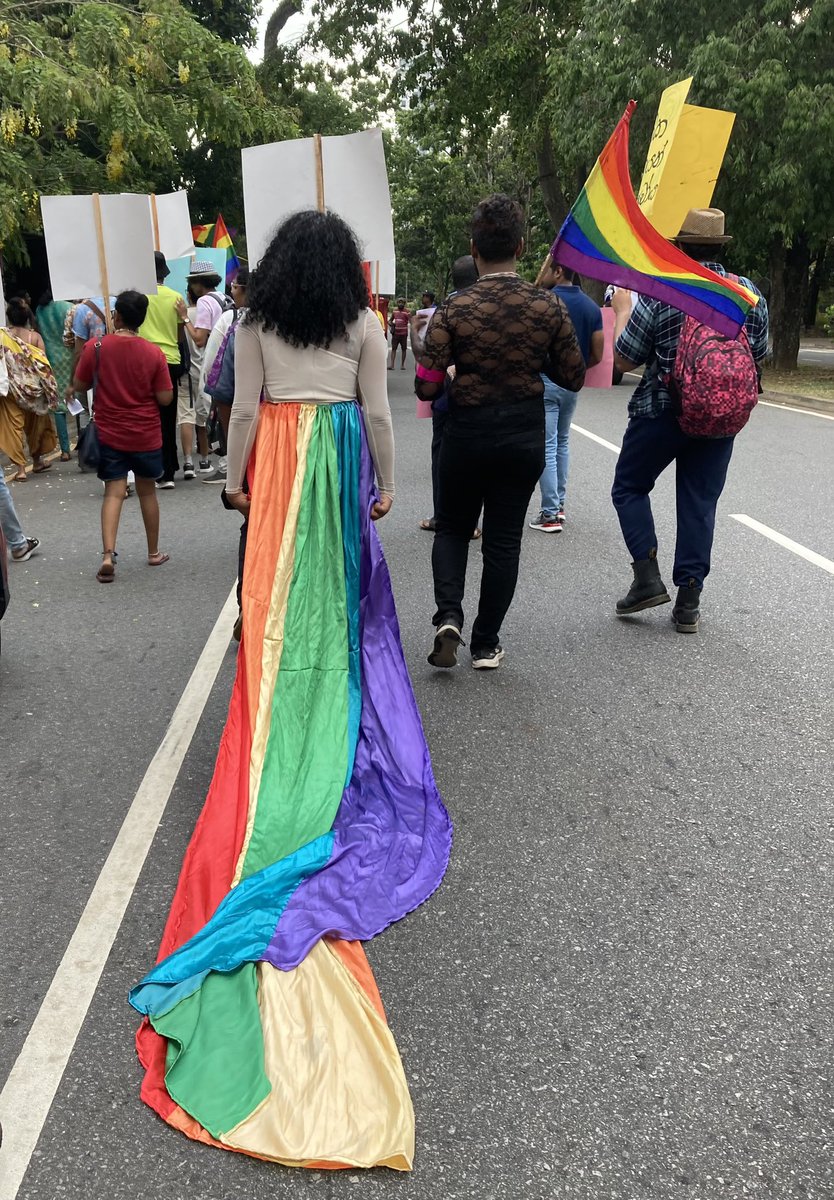 raisalw's tweet photo. From the #Pride march held in Colombo yesterday #lka #repeal365 https://t.co/7mAvldLhOy