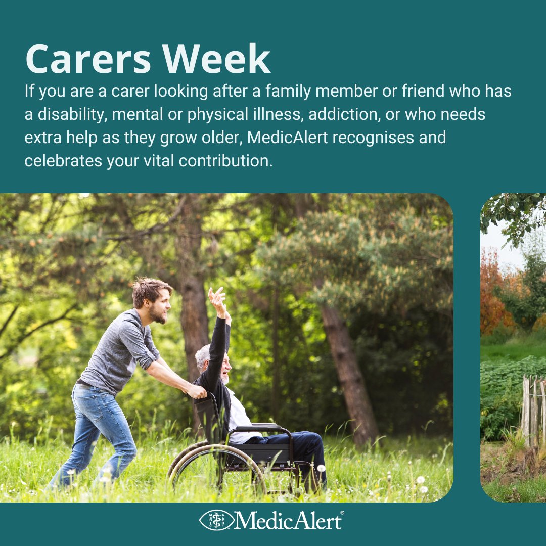 MedicAlertUK's tweet photo. #MedicAlertUK is proud to support #CarersWeek. Find out how we are supporting you to care for yourself so you can care safely for your loved ones.
https://t.co/h9YVyOFrvN #unpaidcarers https://t.co/ISyJo83sCq