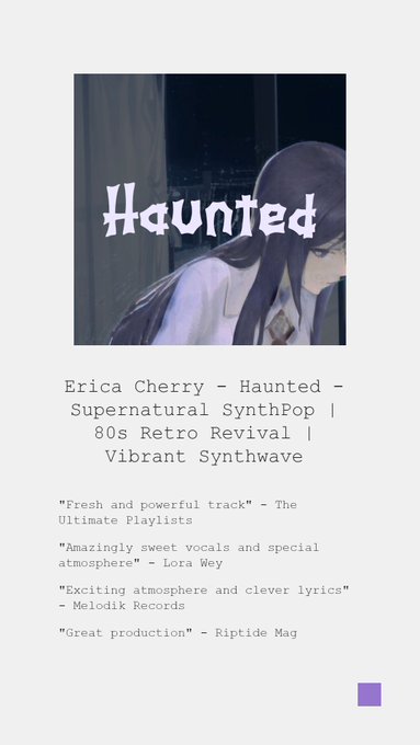 Some early reviews in for my single "haunted" :) from @submit_hub  ! https://t.co/oGjCQhQmdm