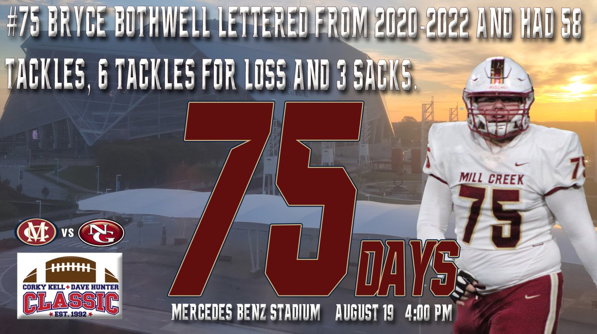 Coach Jarv on Twitter "RT MCFootballCoach 75 Days until Mill Creek