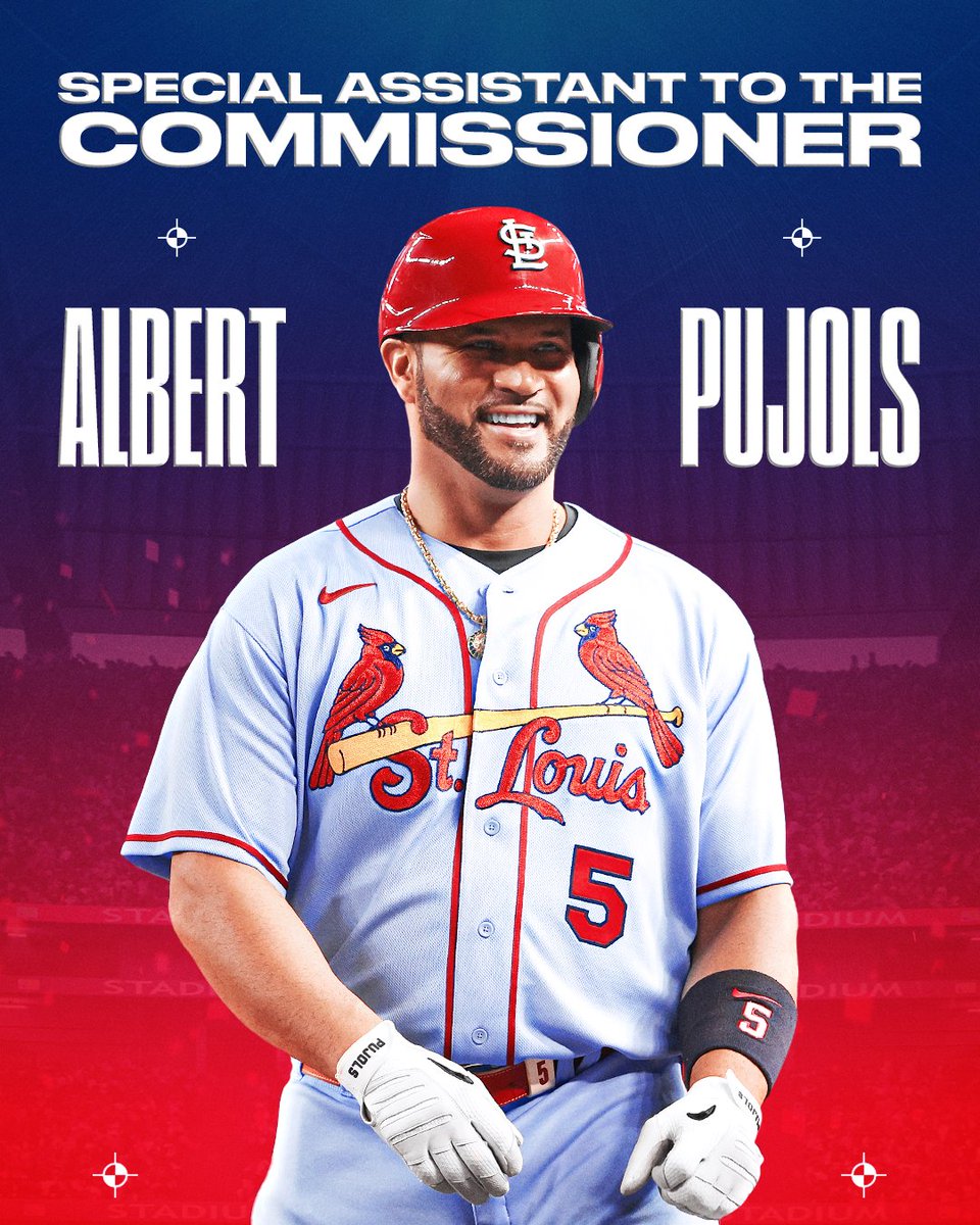 [分享] Albert Pujols 將擔任大聯盟主席特助