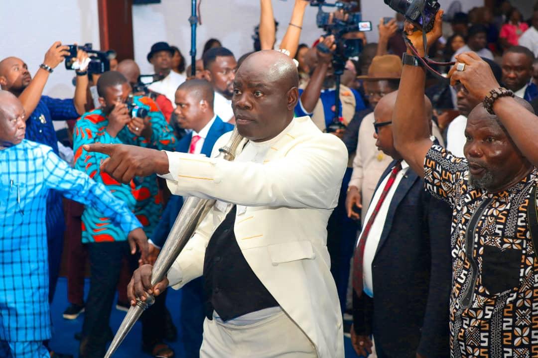 EpelleBright2's tweet photo. #CurtyBright 

FLASH POINT 
His Excellency, Sir Siminalayi Fubara  GSSRS has exercised his constitutional responsibility by proclaiming the 10th Rivers State House of Assembly today, June 5, 2023.

#SMV/#Innoson https://t.co/IB45UX4XBH