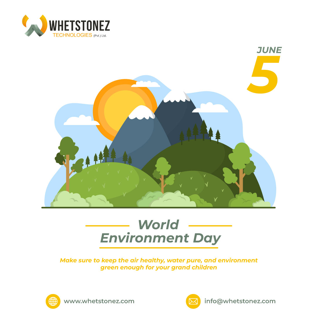 Whetstonez's tweet photo. 🌍 Celebrate World Environment Day! 🌱

Today, on World Environment Day, let's come together to celebrate our beautiful planet and take action to protect and preserve it for future generations. 
#WorldEnvironmentDay #Sustainability #EnvironmentalStewardship #GreenInitiatives https://t.co/zeDGmpNbyJ