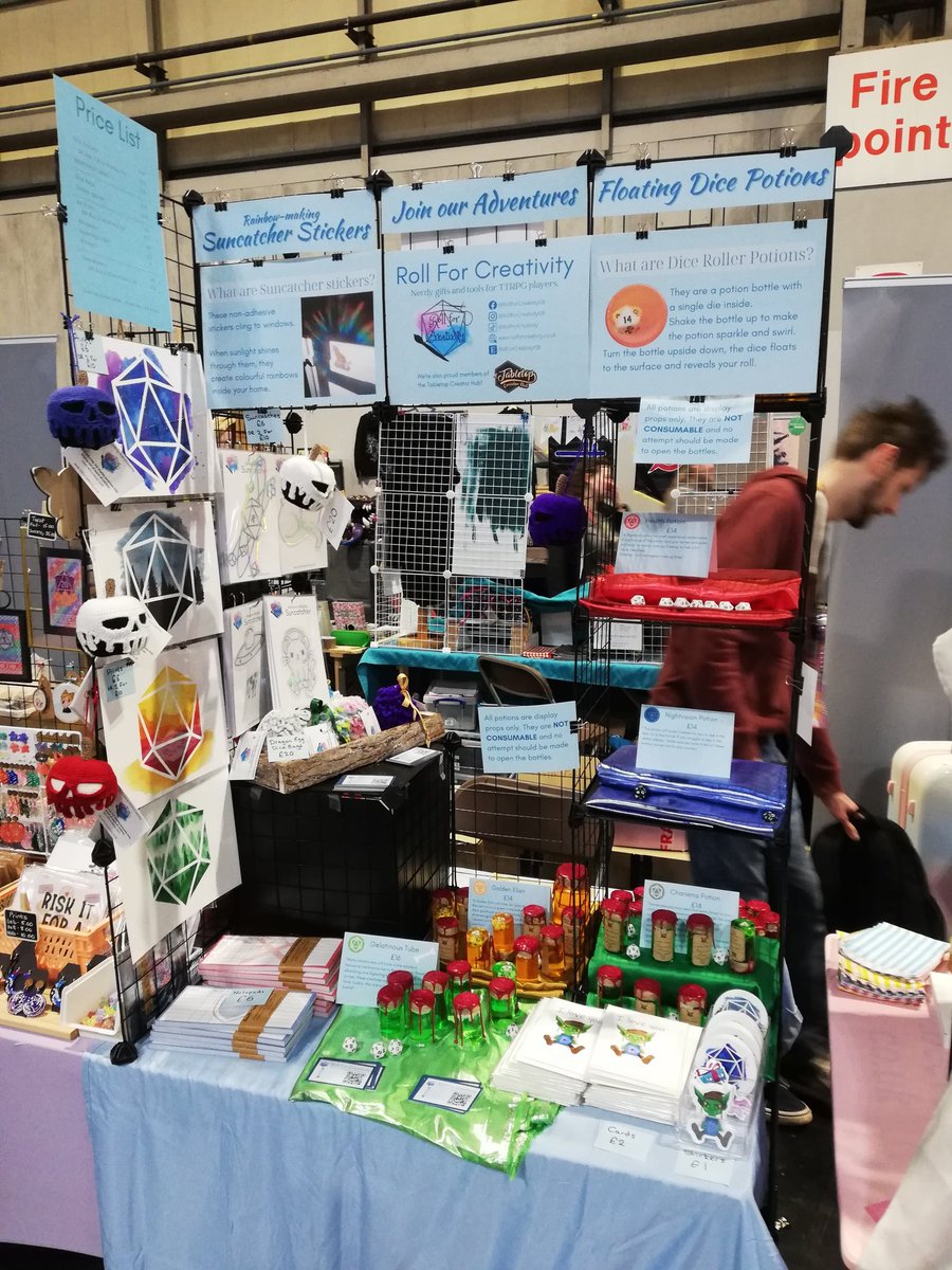 Roll4Creativity's tweet image. Had a great time selling at my first ever event. Everyone was so wonderful and friendly. We can't wait to book in again next year!  #ukge2023