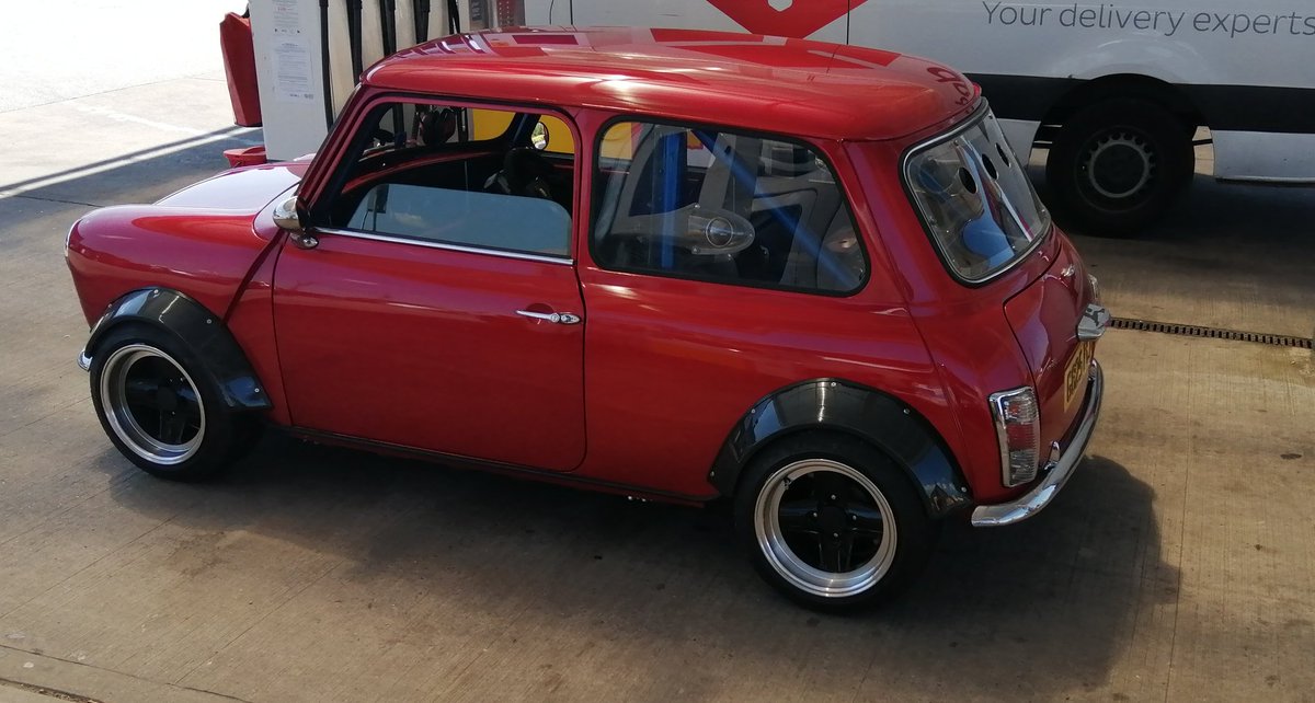 Honda type r engine in a mini. 😍