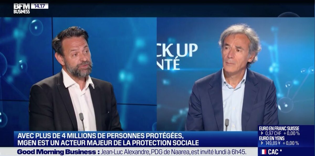 Retrouvez l'interview du président MGEN, <a href="/MSavignac_MGEN/">Matthias Savignac</a> sur la réforme de la protection sociale, dans l'émission <a href="/Checkupsante/">Check up santé</a> avec <a href="/FabienJGuez/">Fabien Guez</a>.

Au programme : #sportsanté, #santémentale, santé des femmes, protection sociale...

Replay ▶️  rmcbfmplay.com/video/bfm-busi…