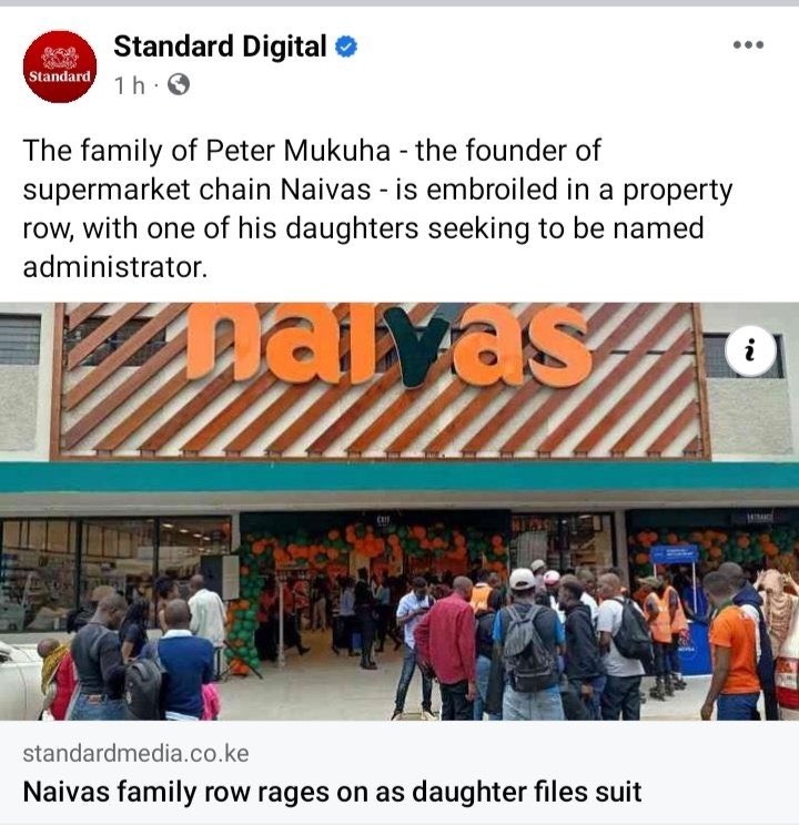 Carrefour taking over. 
R.I.P Naivas.