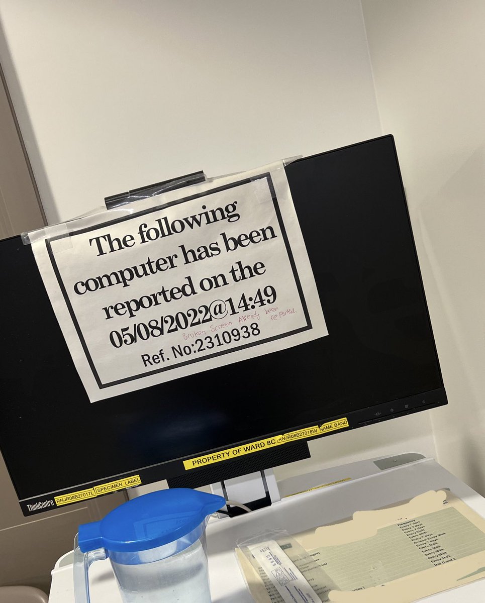 Tell me you work in the #NHS without telling me you work in the NHS

Yes. Picture taken today. 

#MedTwitter