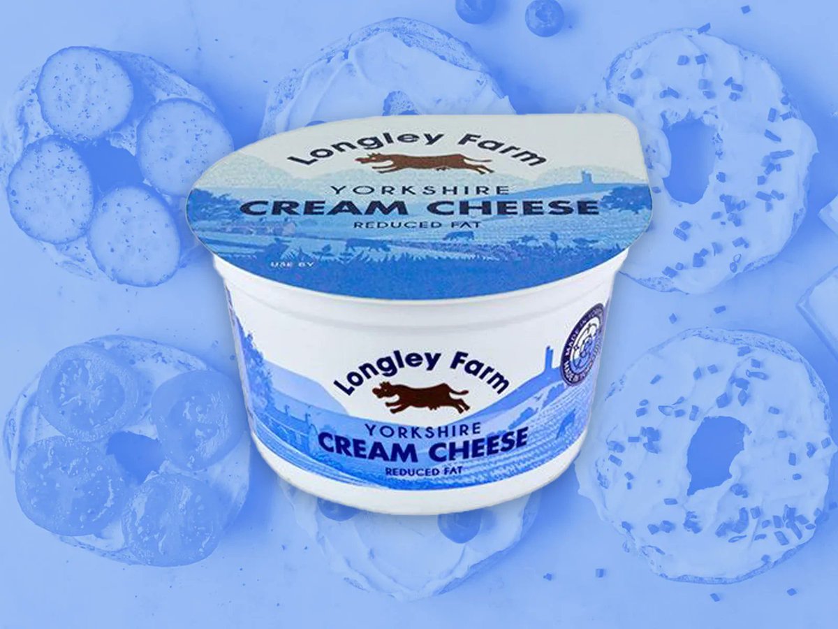 Longley Farm’s reduced gat cream cheese is still delicious spread on sandwiches, bagel or crackers, cooked into a sauce or used in your favourite cheesecake. 🥯 #MondayMotivation #MondayFunday #ManicMonday #Milkman #DairyDelivery #LocallySourced #SupportLocal #MilkDelivery