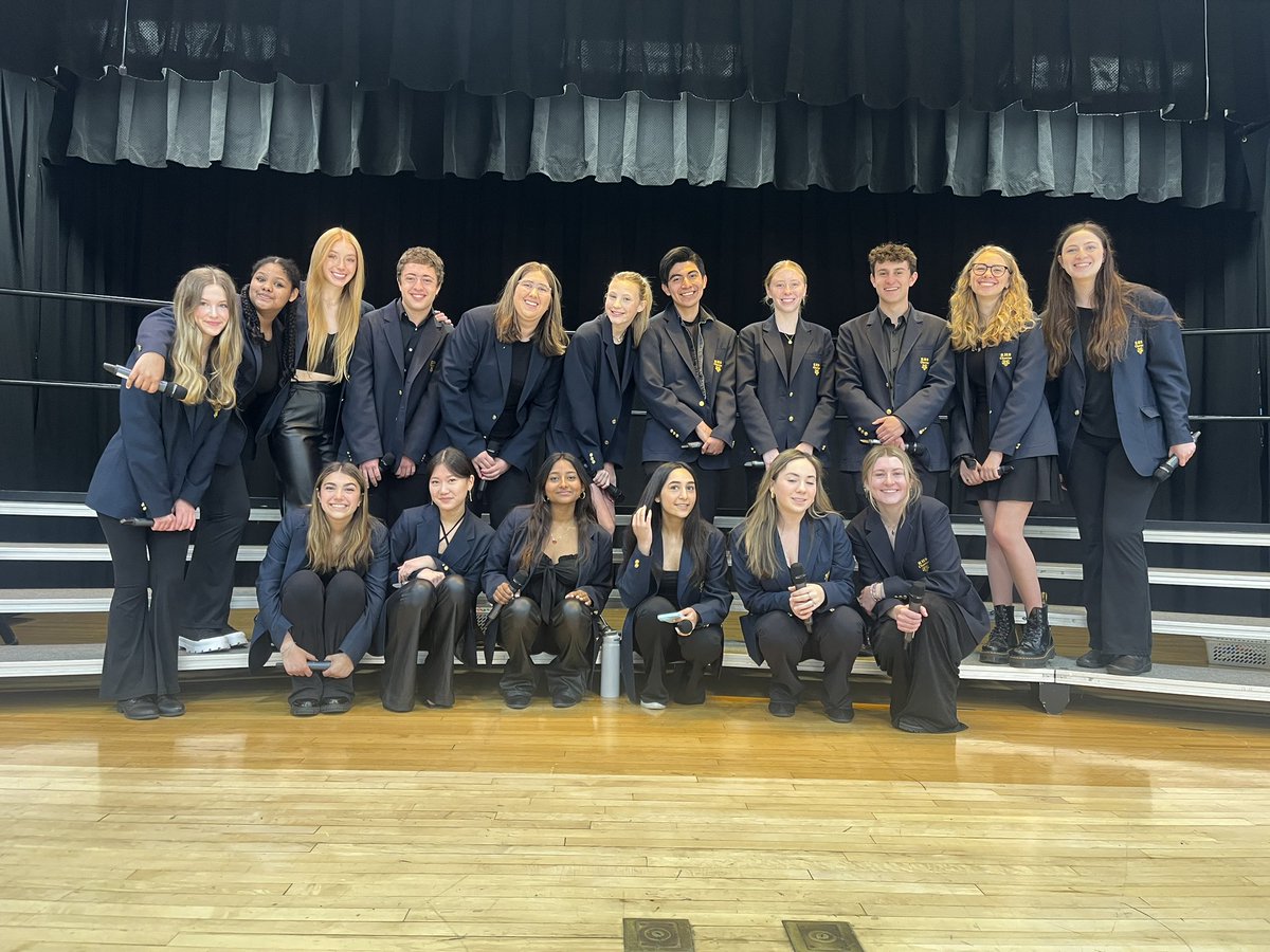 RamseyHSchorus's tweet photo. First stop @TisdaleSchool ! Tisdale alums repping as well! https://t.co/3zxfYWgu4z