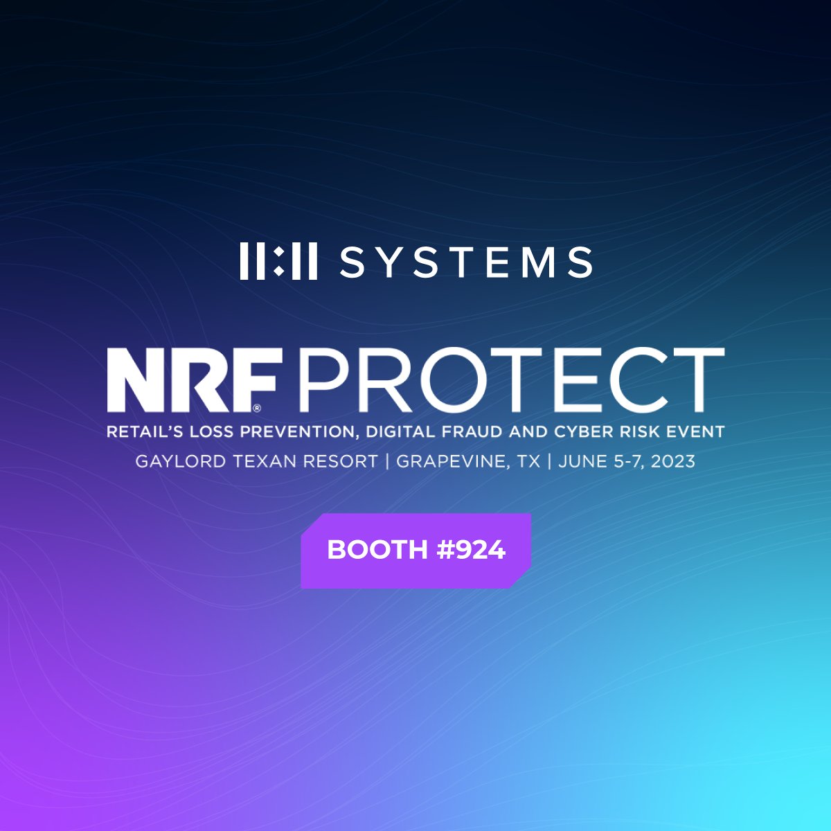 Join us as we address new strategies to fight changing threats, identify top #retailsecurity priorities and discover new tools at #NRFPROTECT! Will we see you there? Stop by booth 924 to say hello to the 11:11 Systems team.