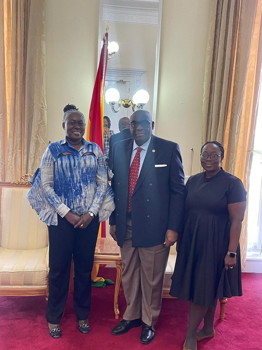 Delighted to meet #UKGCC Patron, Ghana's High Commissioner to the UK, H.E. @powusuankomah. His instrumental role in enhancing the profile of the UKGCC and promoting UK-Ghana trade enables us to provide value to our members and stakeholders.