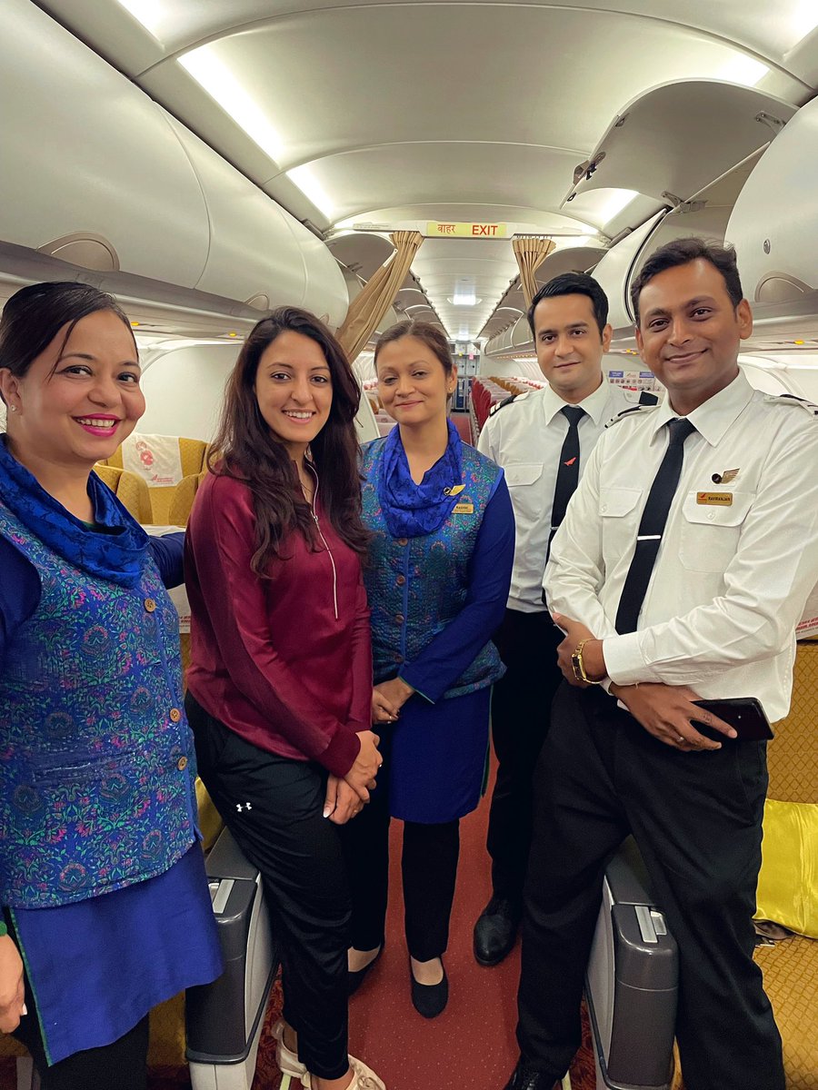 Thank you <a href="/airindia/">Air India</a> and crew for such lovely hospitality and warmth on my recent flight from Kuwait to Mumbai 🙏🏼 #airindia Was a pleasure. <a href="/icskuwait/">ICS EVENT KUWAIT</a>