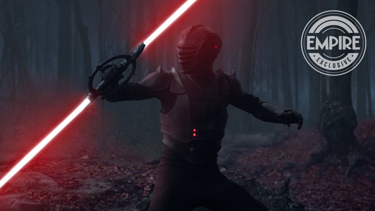 empiremagazine's tweet photo. EXCLUSIVE IMAGE 🚨

Who is this mysterious Inquisitor, shown here in an exclusive still from the new #Ahsoka series? At this point in the #StarWars timeline, shouldn't they be all gone? 

READ MORE: https://t.co/GSGoEvZWGF https://t.co/qw6iyJLOth