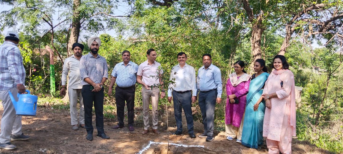 Plantation on World Environment day at Forest Rest House Campus in Mohali with PCCF Sir and senior officers. Every tree is important to Mother Earth and Humanity